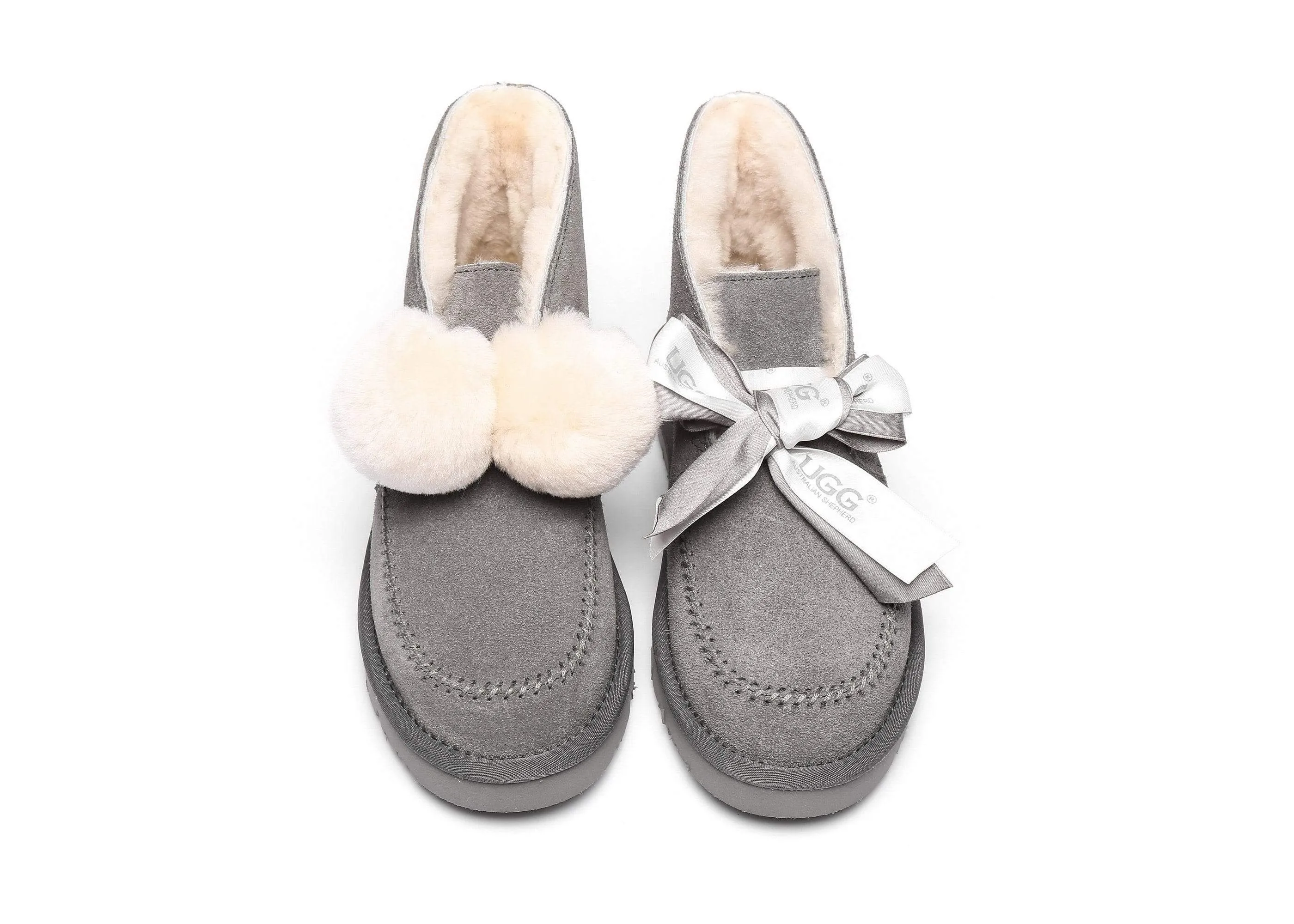 Australian Shepherd® UGG Ribbon Pom Pom Boots Doreen