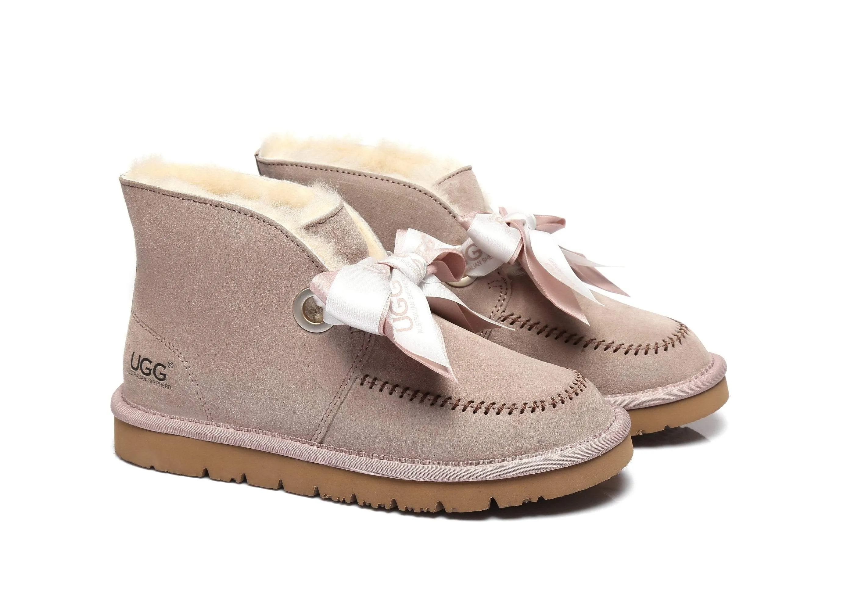 Australian Shepherd® UGG Ribbon Pom Pom Boots Doreen