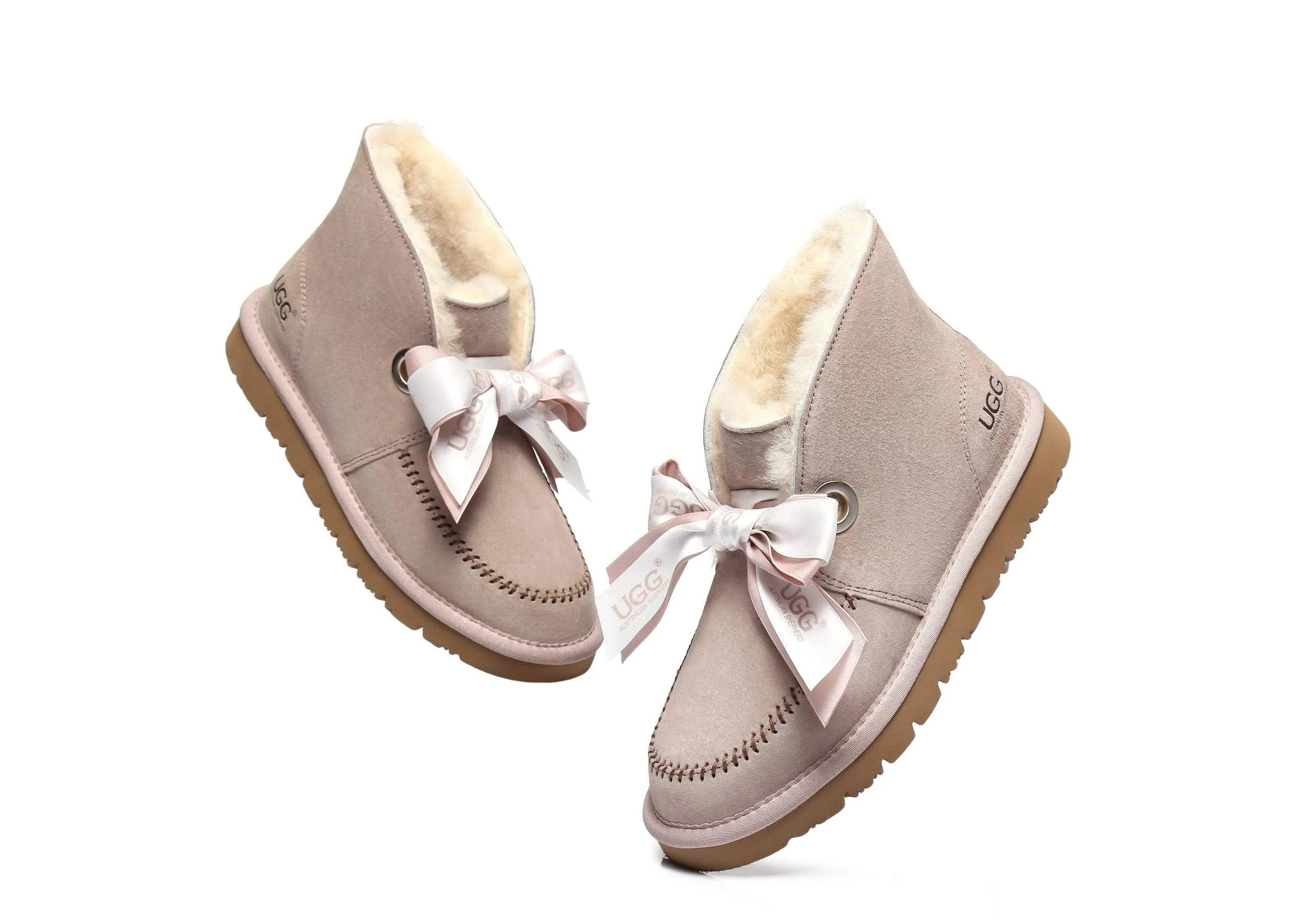 Australian Shepherd® UGG Ribbon Pom Pom Boots Doreen