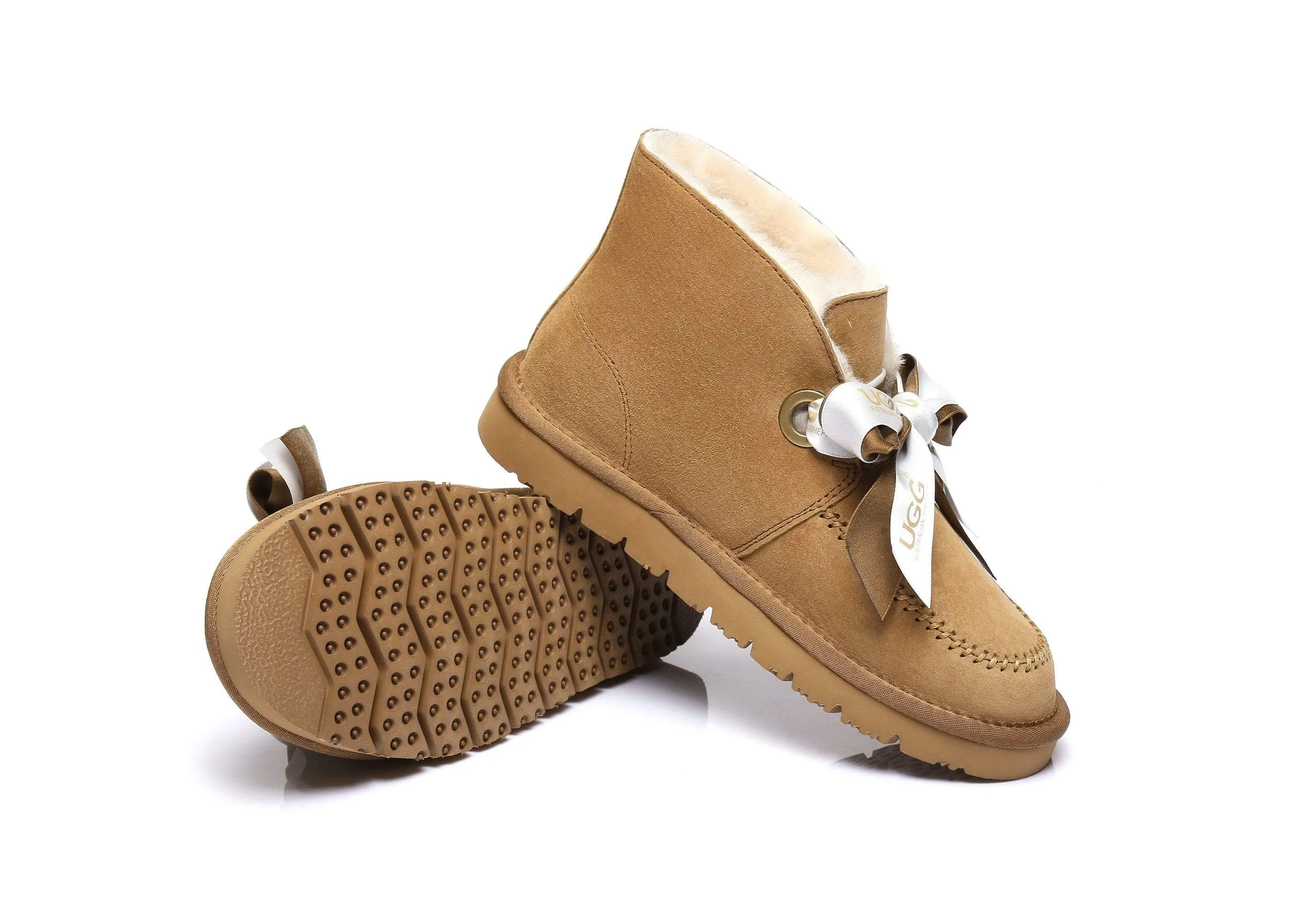 Australian Shepherd® UGG Ribbon Pom Pom Boots Doreen