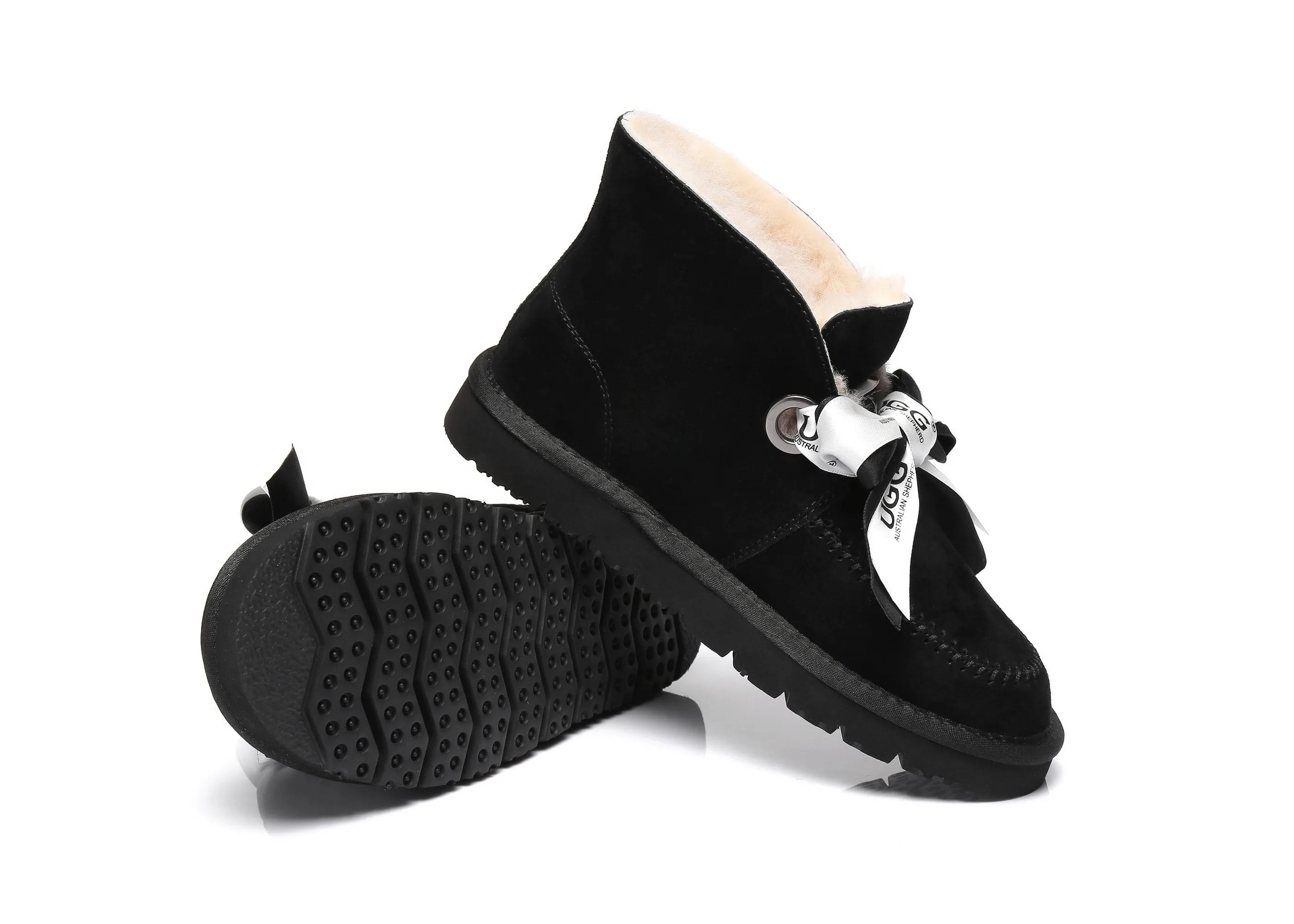 Australian Shepherd® UGG Ribbon Pom Pom Boots Doreen