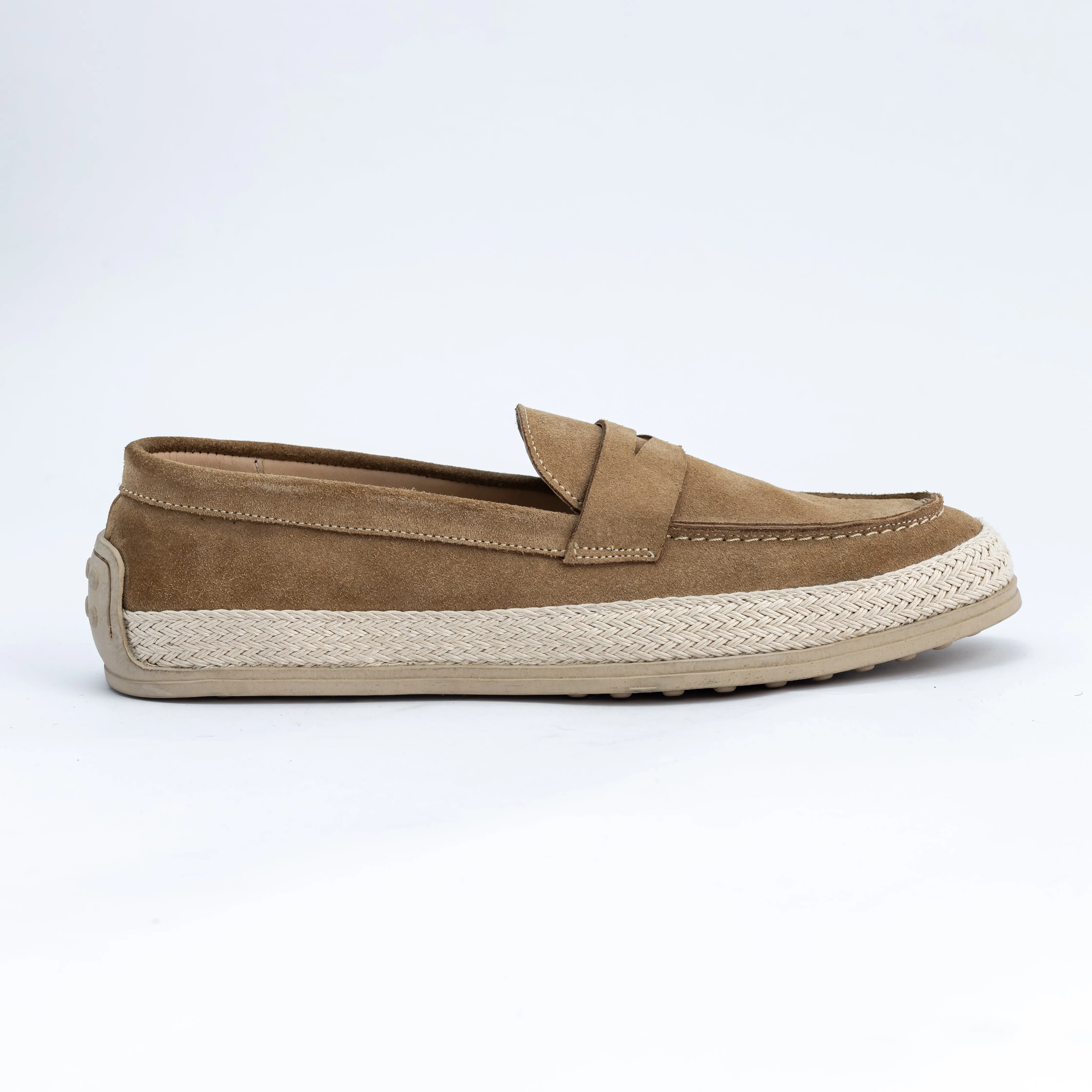 Beige Suede Espadrillis