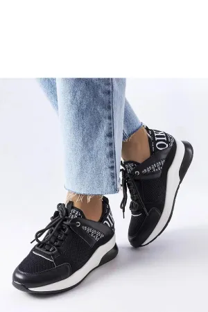 Black and white sneakers
