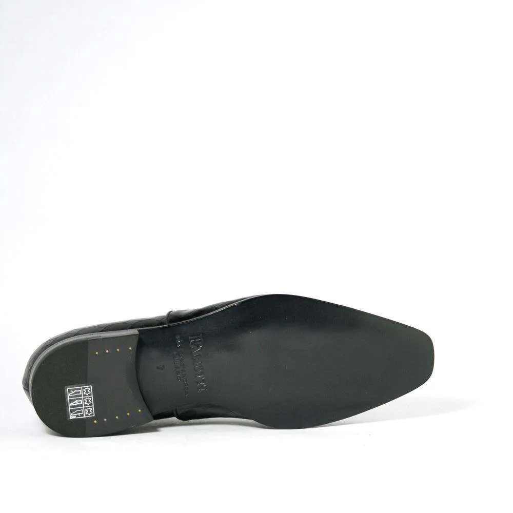 Cesare Paciotti Luxury Italian Magic Baby Black Leather Oxfords (CPM2320)