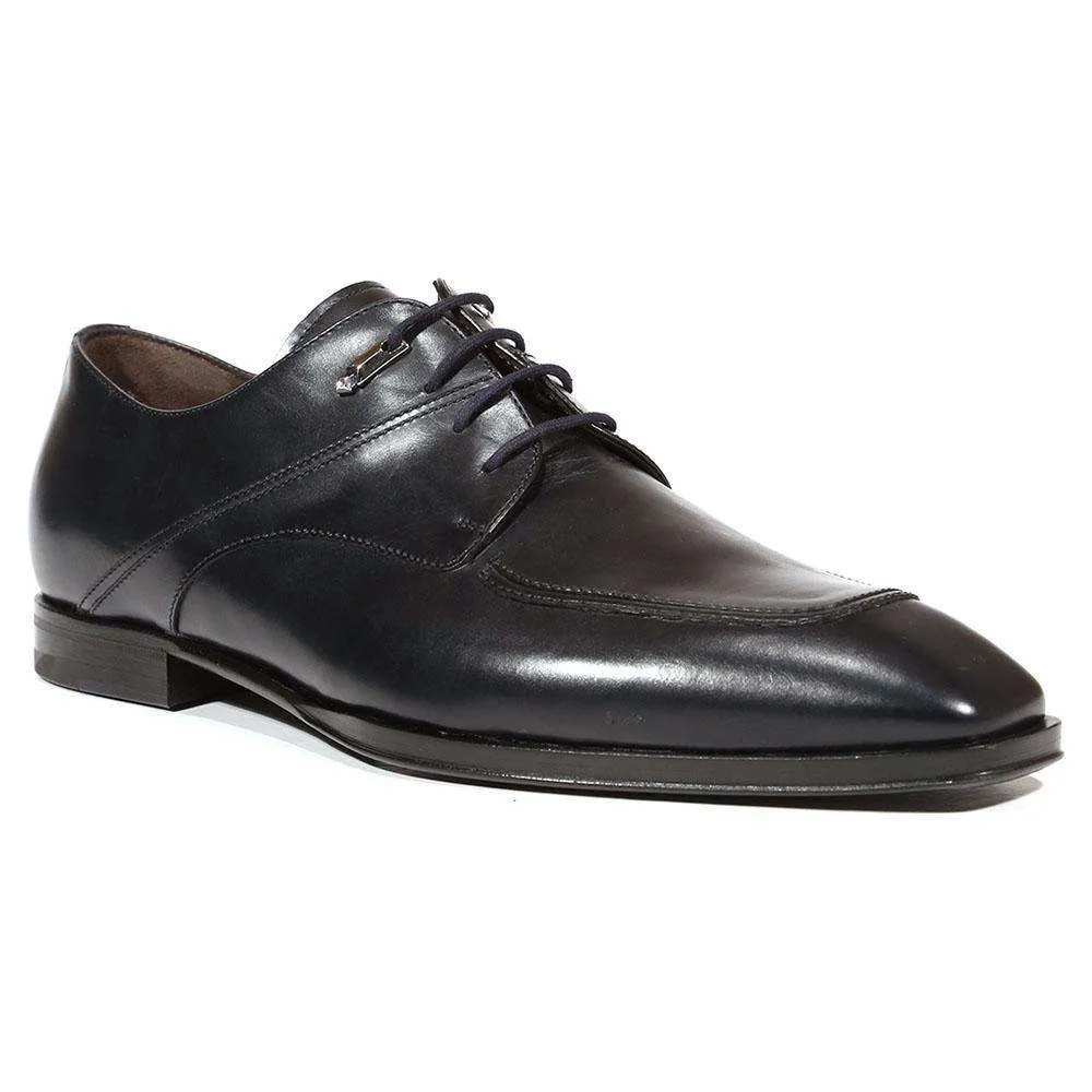 Cesare Paciotti Luxury Italian Men's Designer Shoes Baby Lux Navy Oxfords (CPM5008)