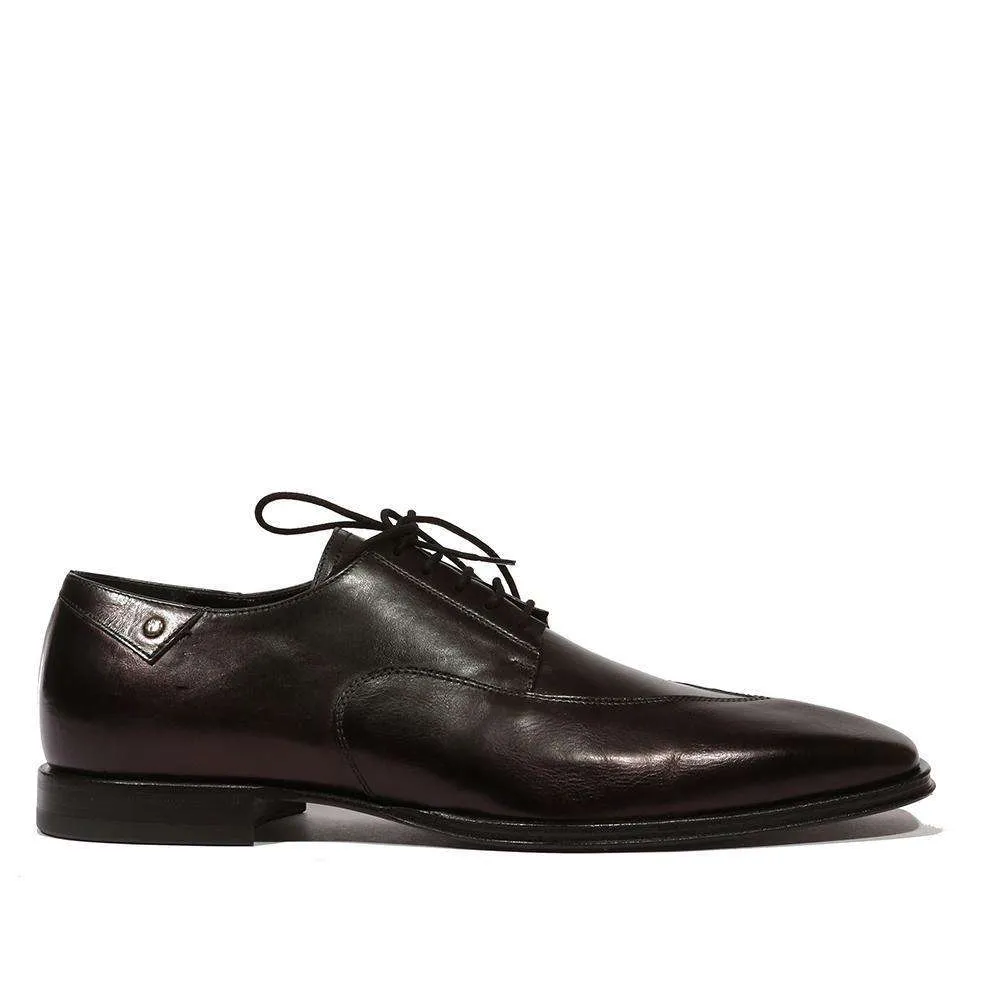 Cesare Paciotti Luxury Italian Men's Shine Black Oxfords (CPM5148)