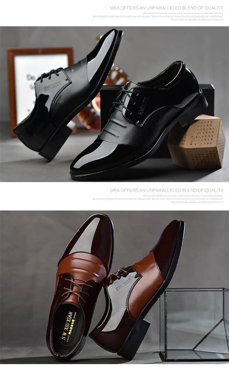 Dance shoes Business Dress Men Shoes New Classic Leather Men'S Suits Shoes Fashion Slip On Dress Shoes Men Oxfords Wedding shoes