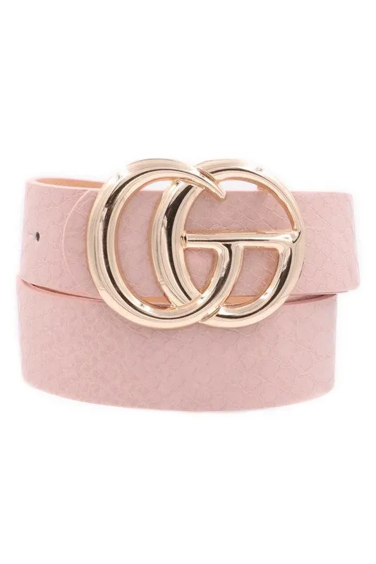 Faux Crocodile Faux leather belt