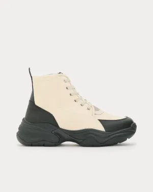 Flare Beige High Top Sneakers