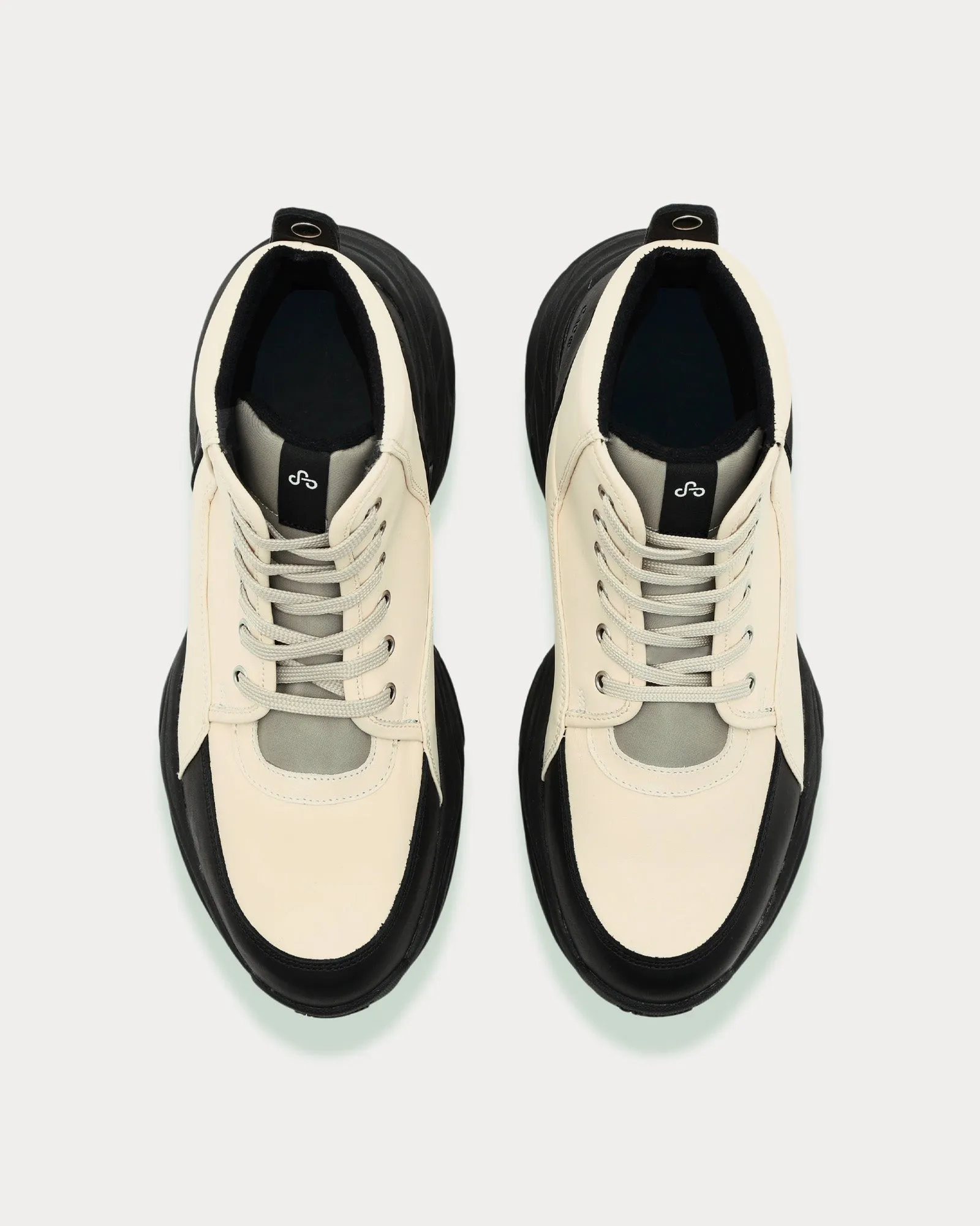 Flare Beige High Top Sneakers
