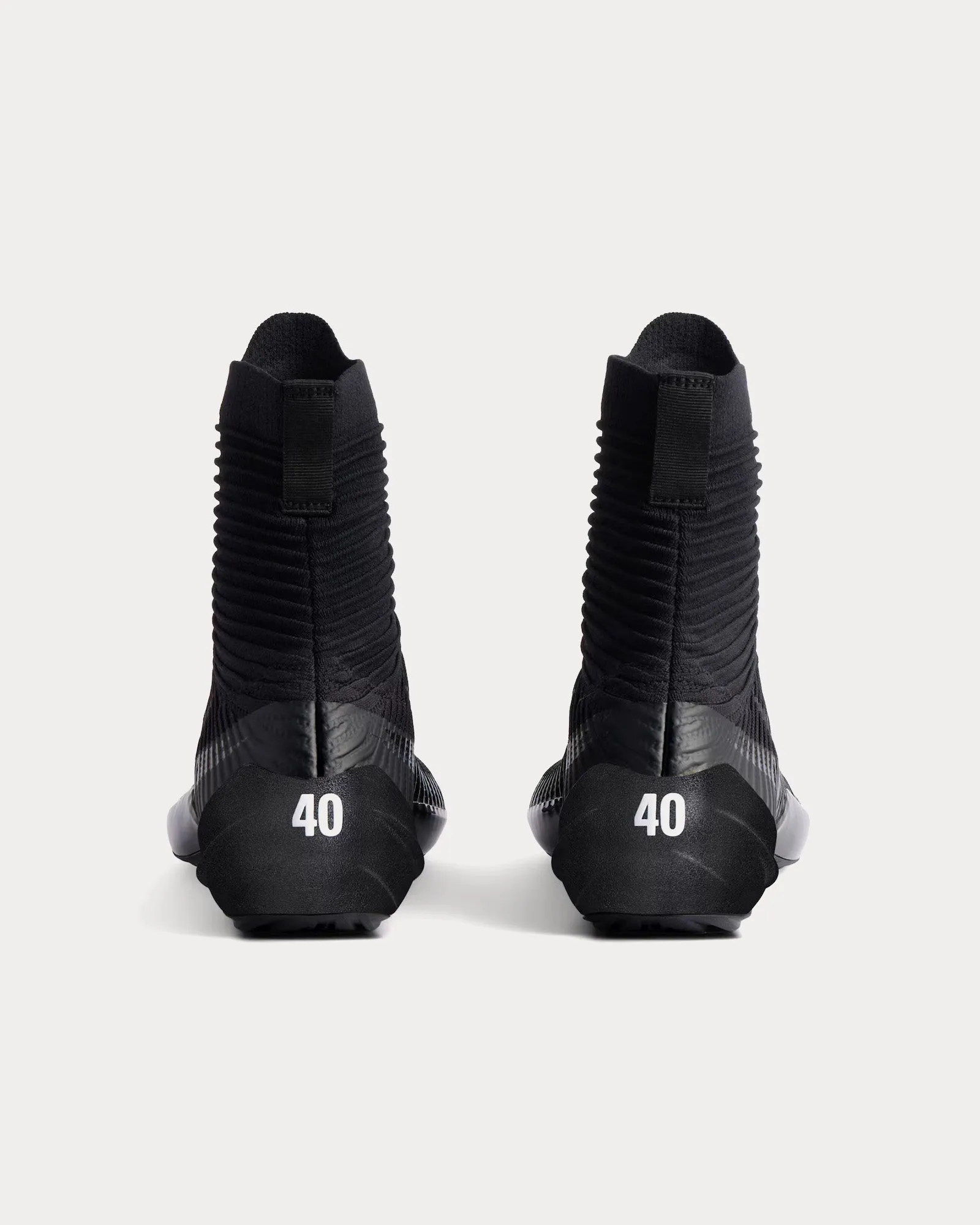 Hyper Black / White High Top Sneakers