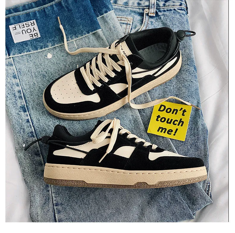 Jinquedai Summer Spring Trendy Cool Street Fashion Style Colour Collage Chic Skate Boarding Sneakers for Men Sporty Shoes for Men