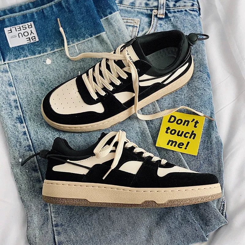 Jinquedai Summer Spring Trendy Cool Street Fashion Style Colour Collage Chic Skate Boarding Sneakers for Men Sporty Shoes for Men