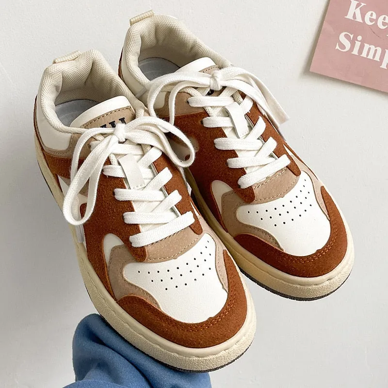 Jinquedai Summer Spring Trendy Cool Street Fashion Style Colour Collage Chic Skate Boarding Sneakers for Men Sporty Shoes for Men