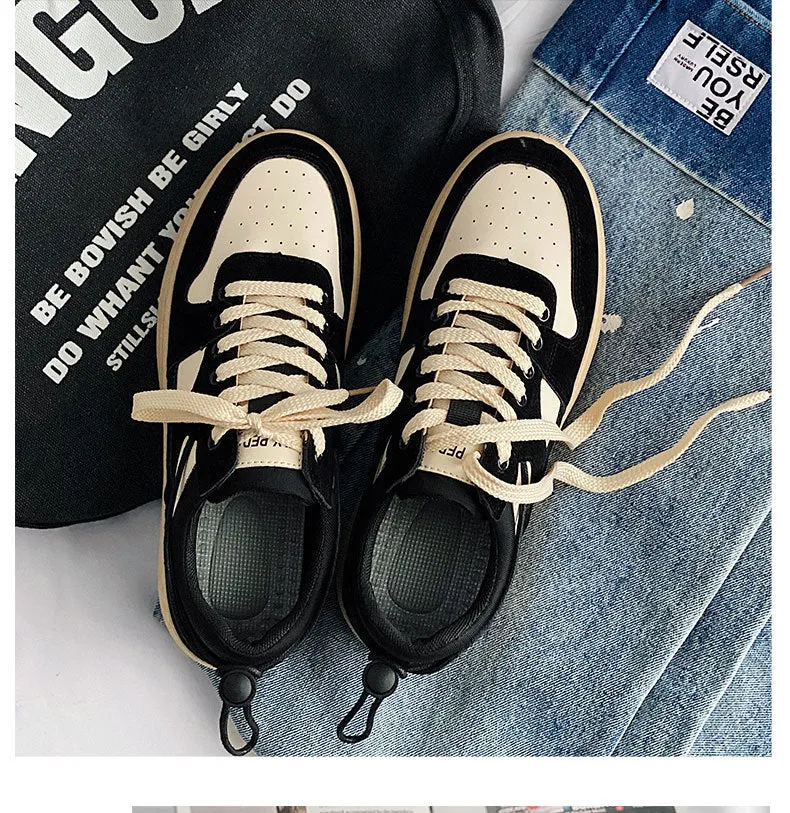 Jinquedai Summer Spring Trendy Cool Street Fashion Style Colour Collage Chic Skate Boarding Sneakers for Men Sporty Shoes for Men
