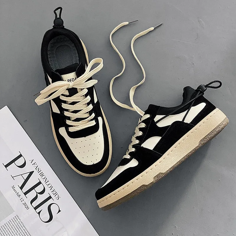 Jinquedai Summer Spring Trendy Cool Street Fashion Style Colour Collage Chic Skate Boarding Sneakers for Men Sporty Shoes for Men
