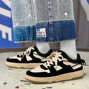 Jinquedai Summer Spring Trendy Cool Street Fashion Style Colour Collage Chic Skate Boarding Sneakers for Men Sporty Shoes for Men