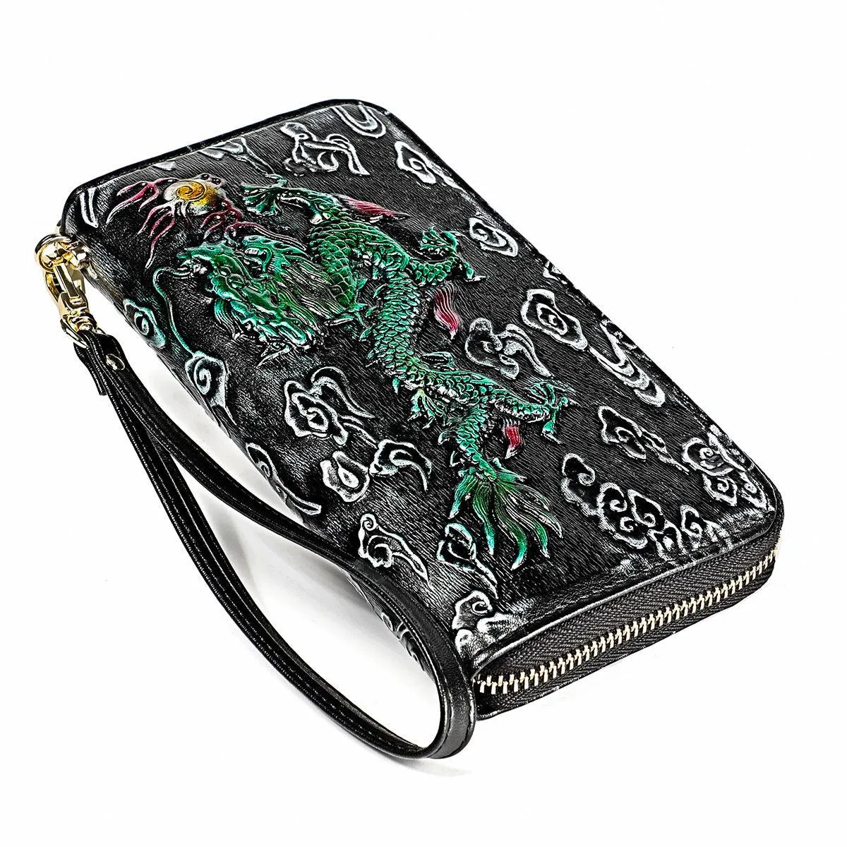 Long Men's Large-capacity Leather Wallet