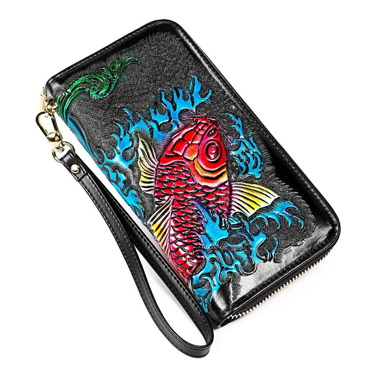 Long Men's Large-capacity Leather Wallet