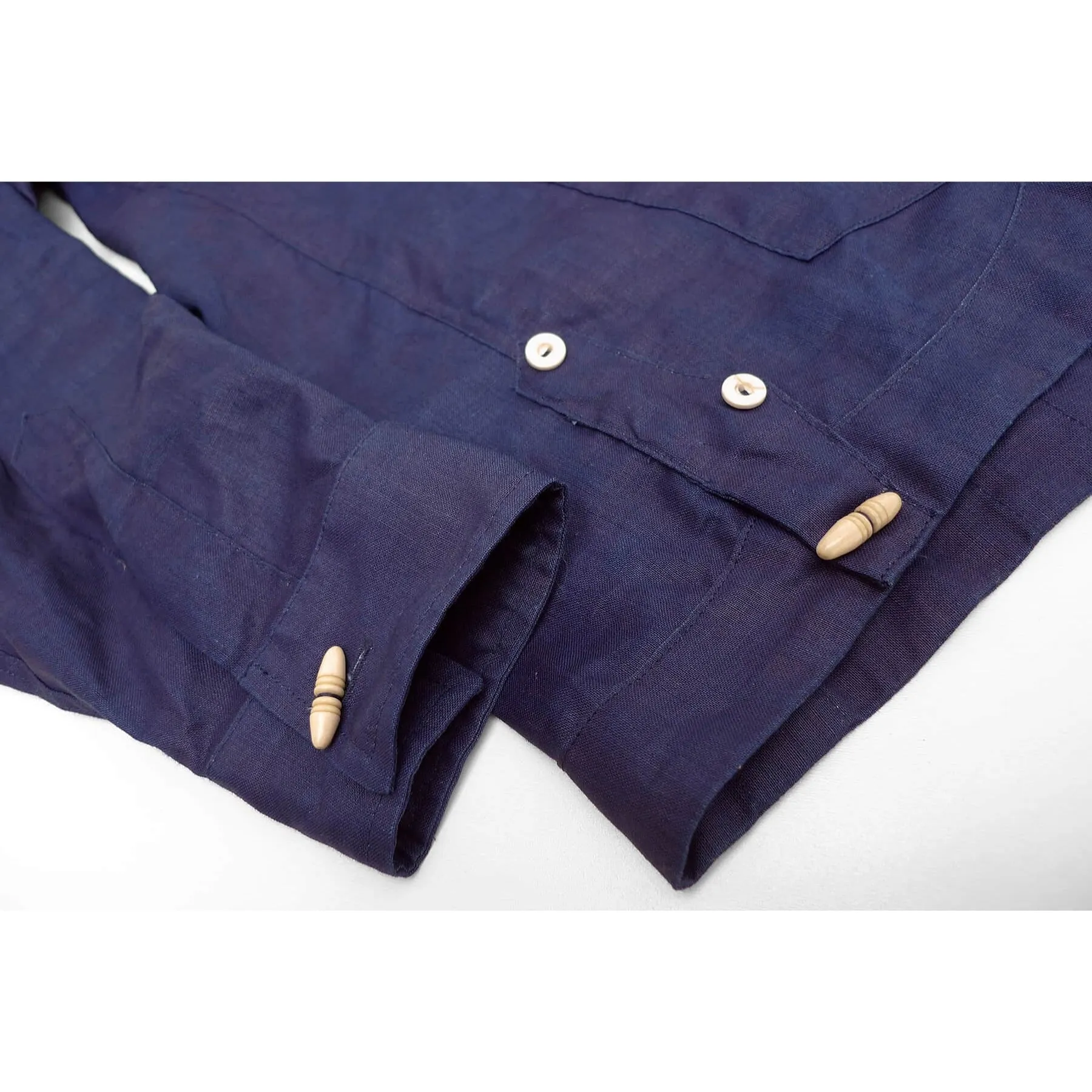 Meridana Shirt - Indigo Linen - Warehouse