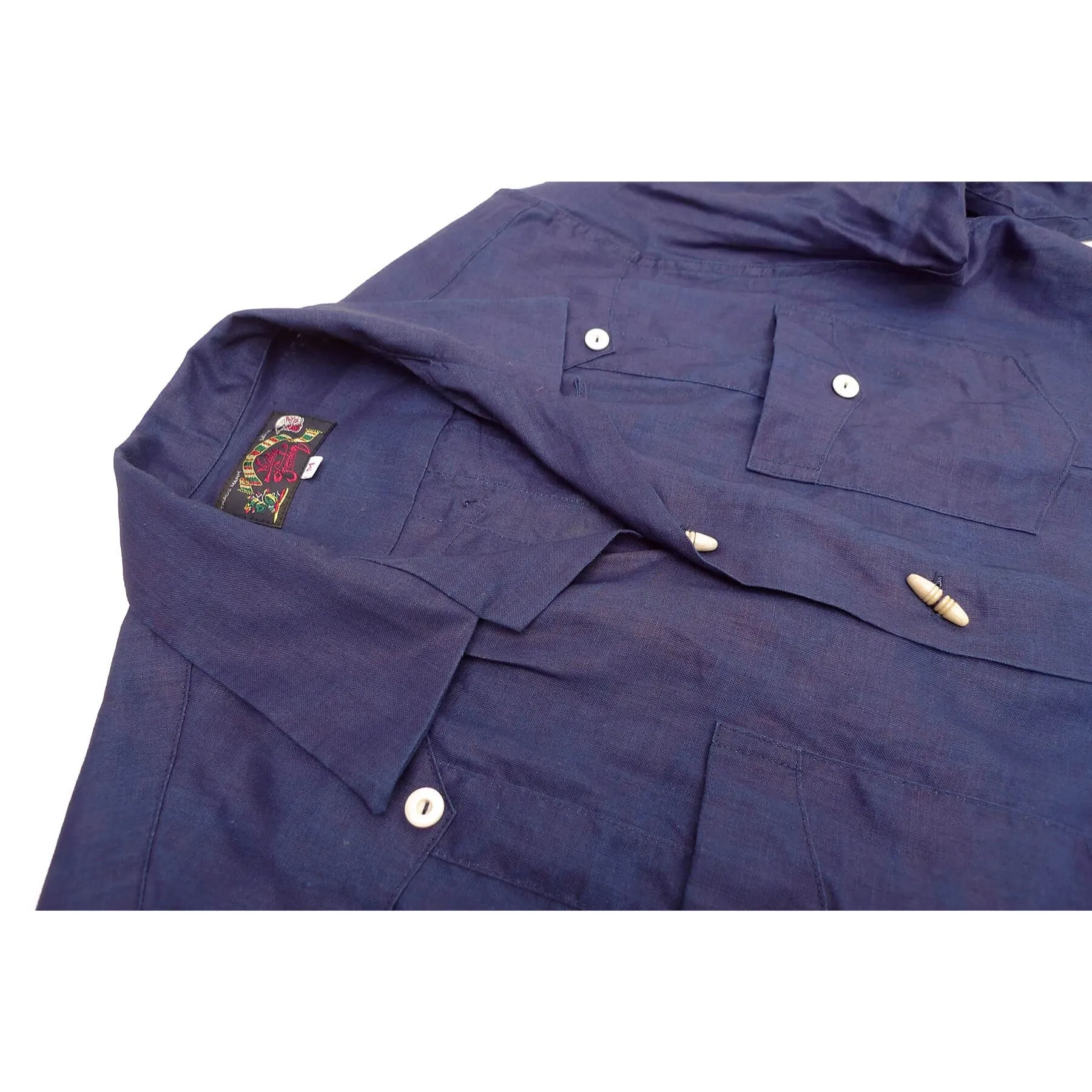 Meridana Shirt - Indigo Linen - Warehouse