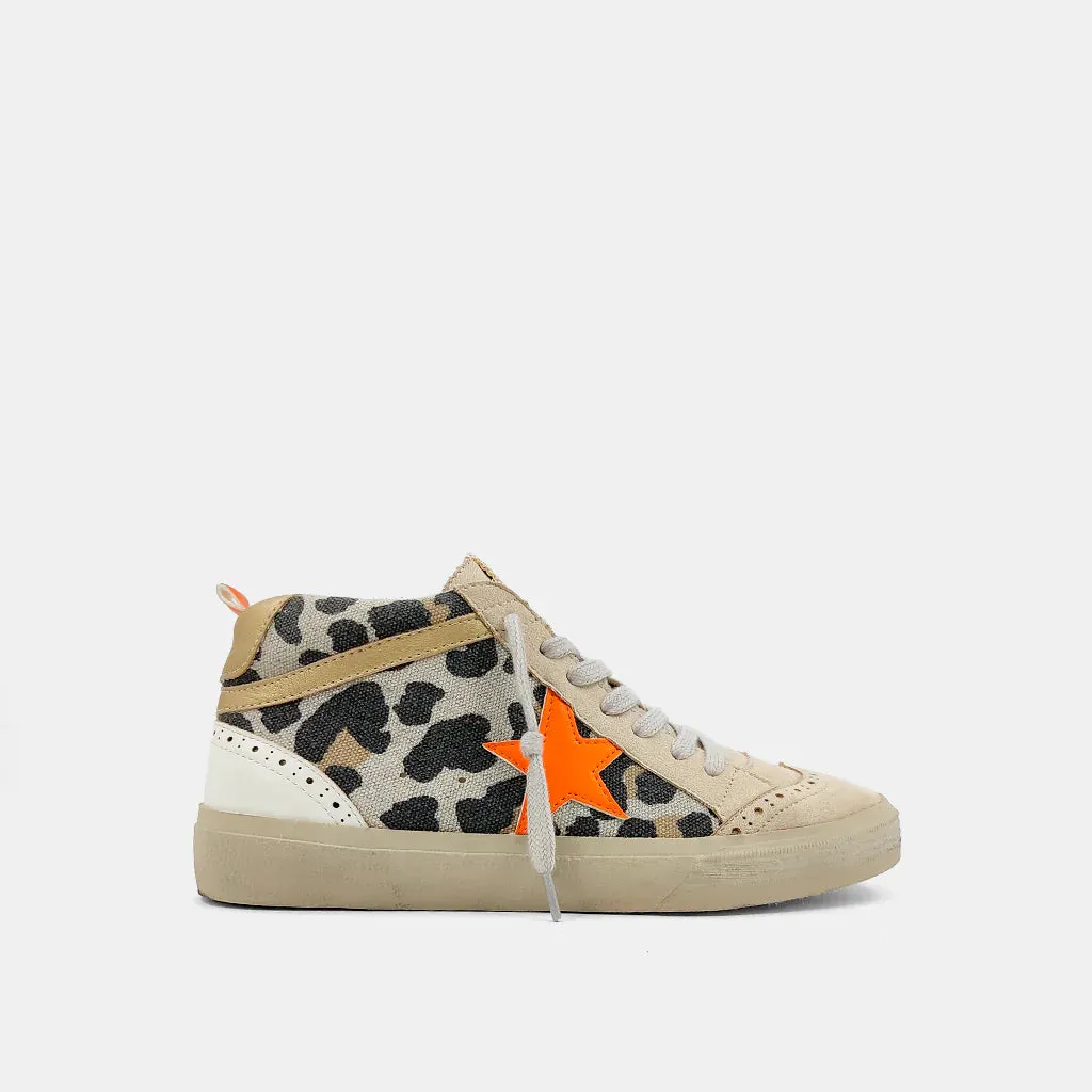 Paulina Leopard High Top Shoe