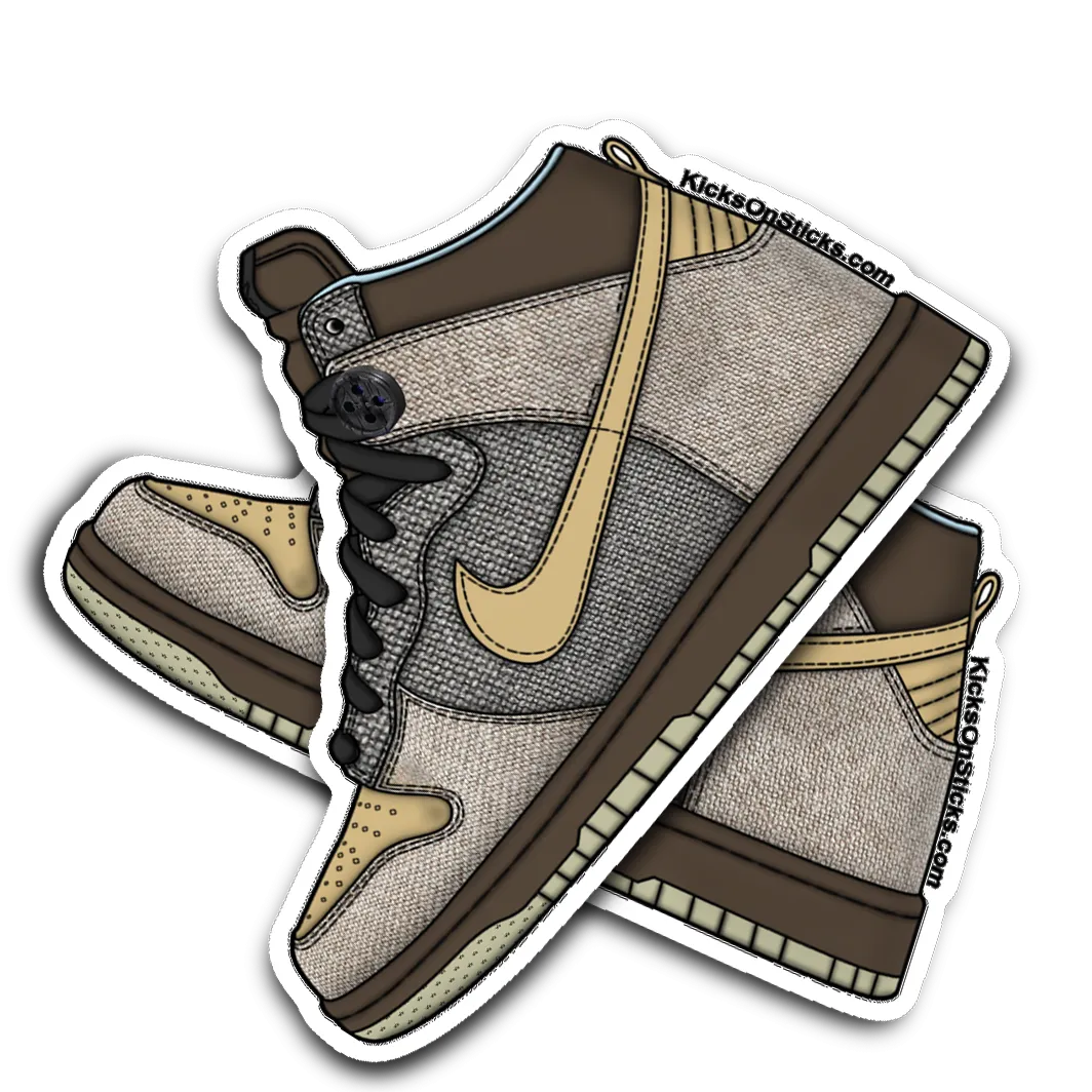 SB Dunk High "Coraline" Sneaker Sticker