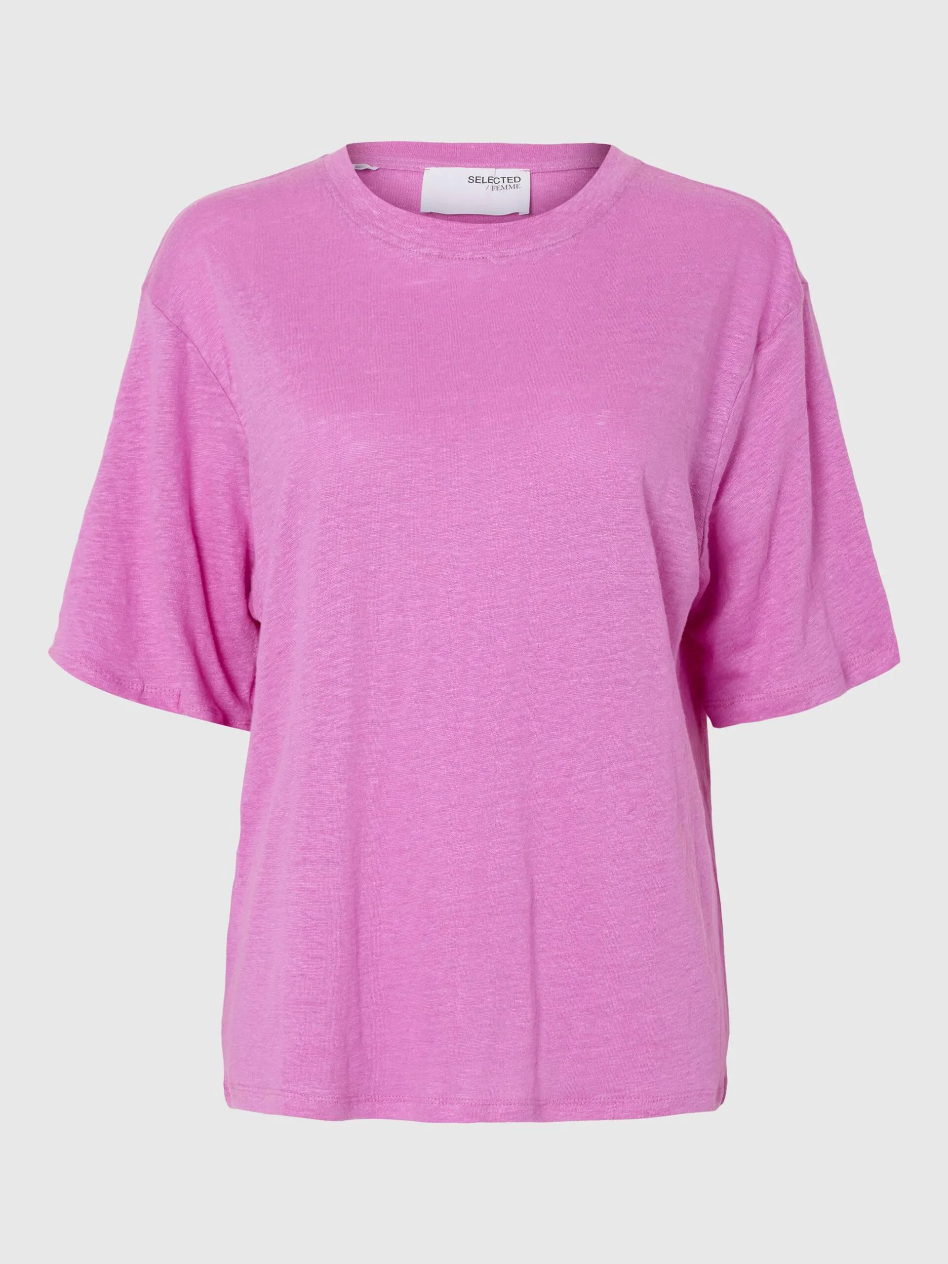 Selected Femme Vilja pure linen s/s Tee First Bloom