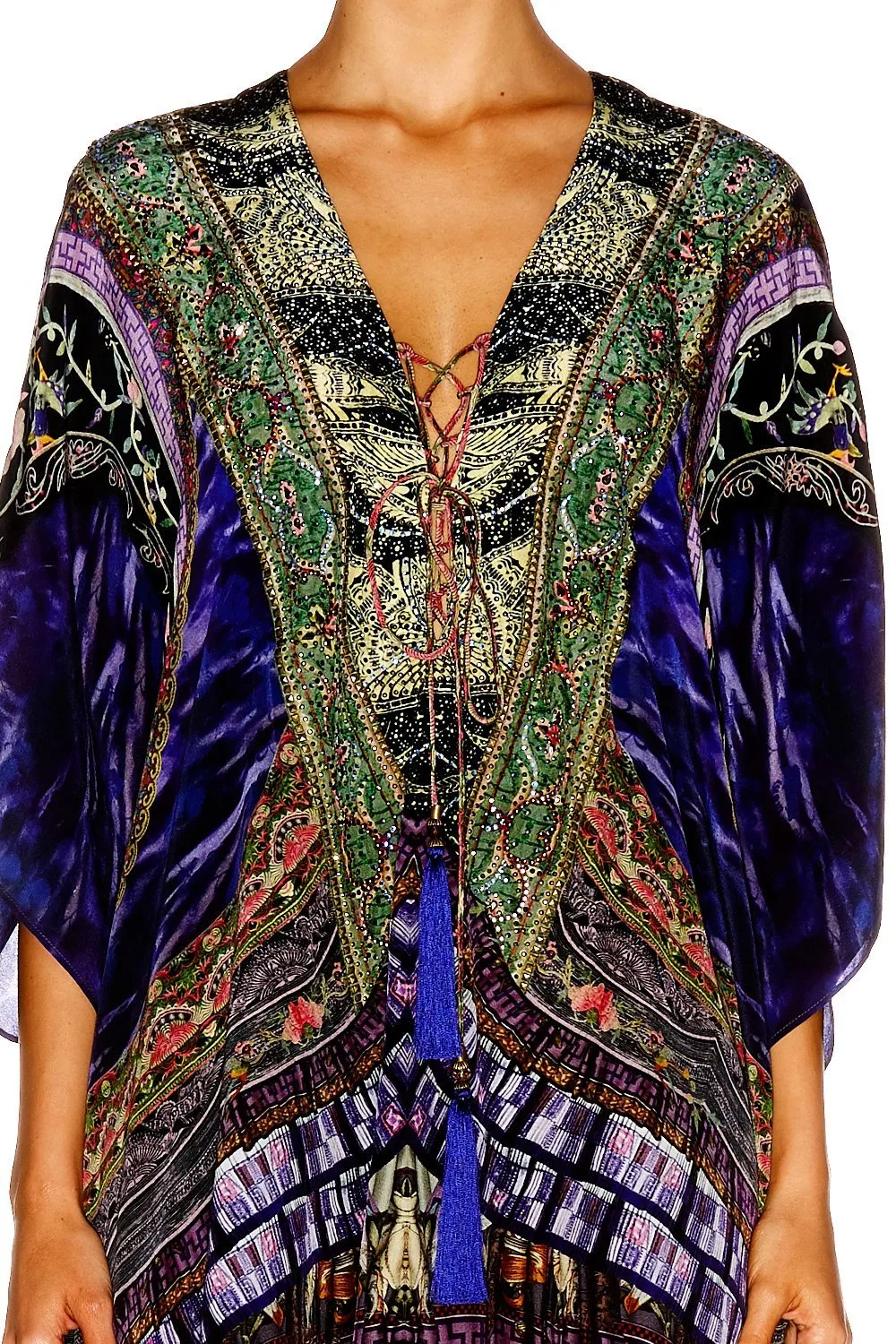 SHORT LACE UP KAFTAN THREADS THAT BIND US