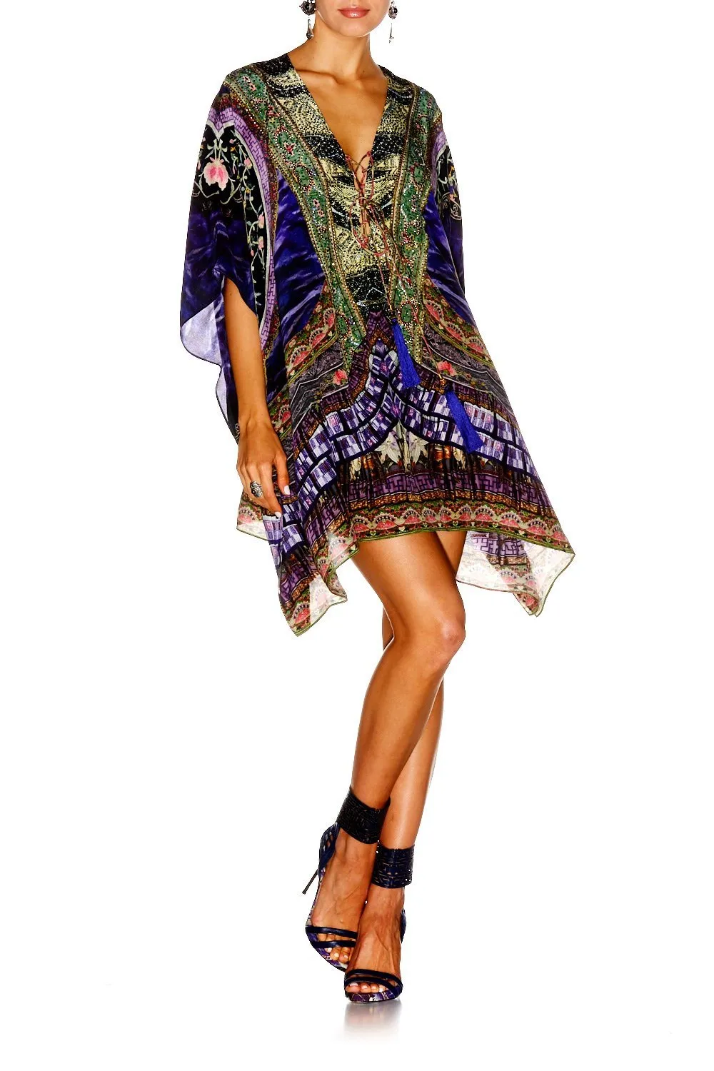 SHORT LACE UP KAFTAN THREADS THAT BIND US