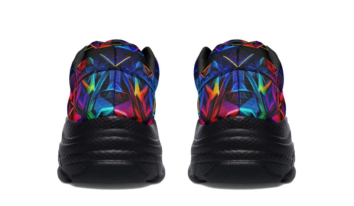 Symmetry Patches Chunky Shoes