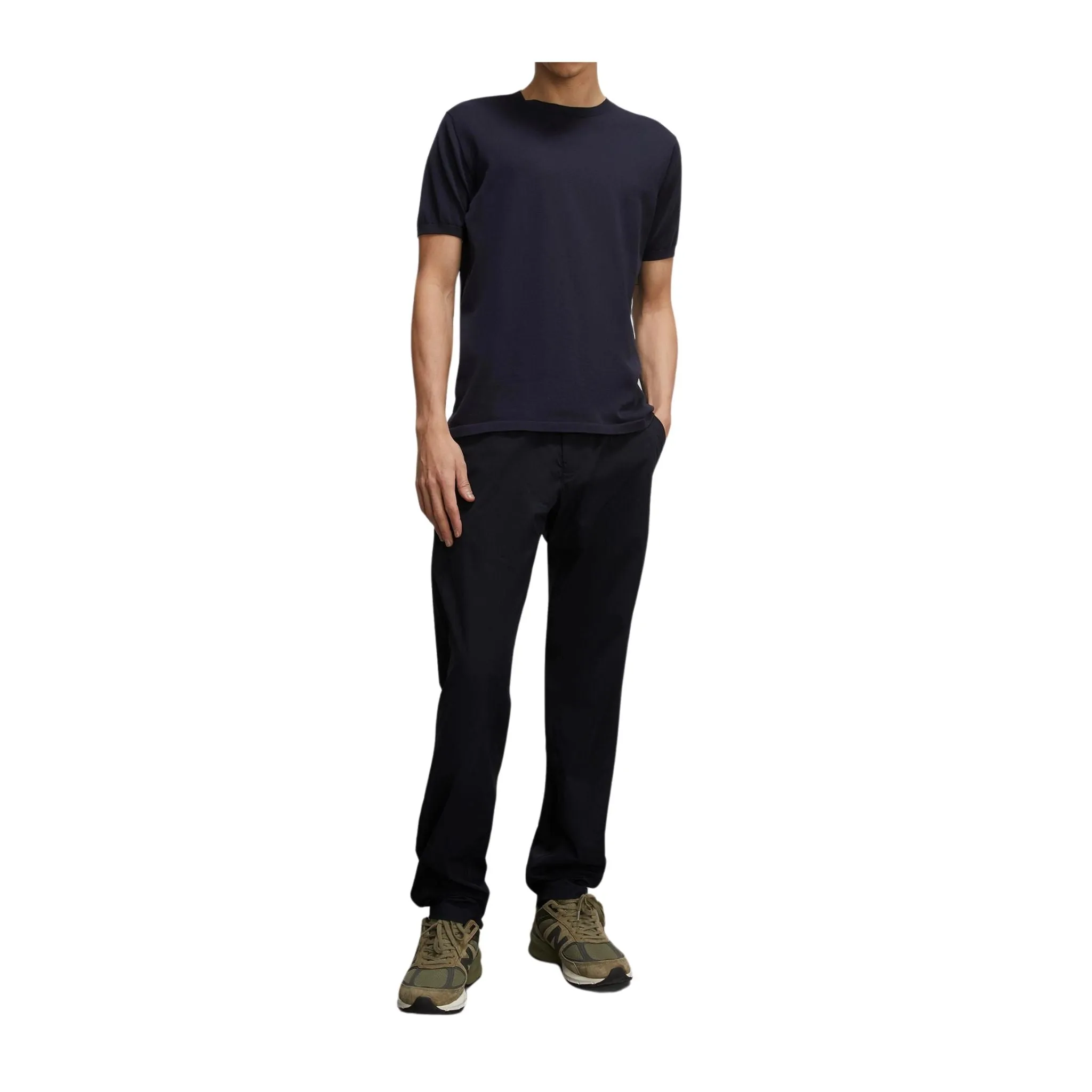 T-shirt Uomo Blu mezza manica