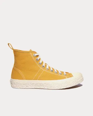 Vulcanised Yellow High Top Sneakers