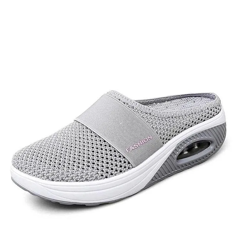 Women Sandals Fashion Wedges Platform Shoes Female Slides Women&#39;s Slippers Breathable Mesh Lightweight Ladies Footwear
