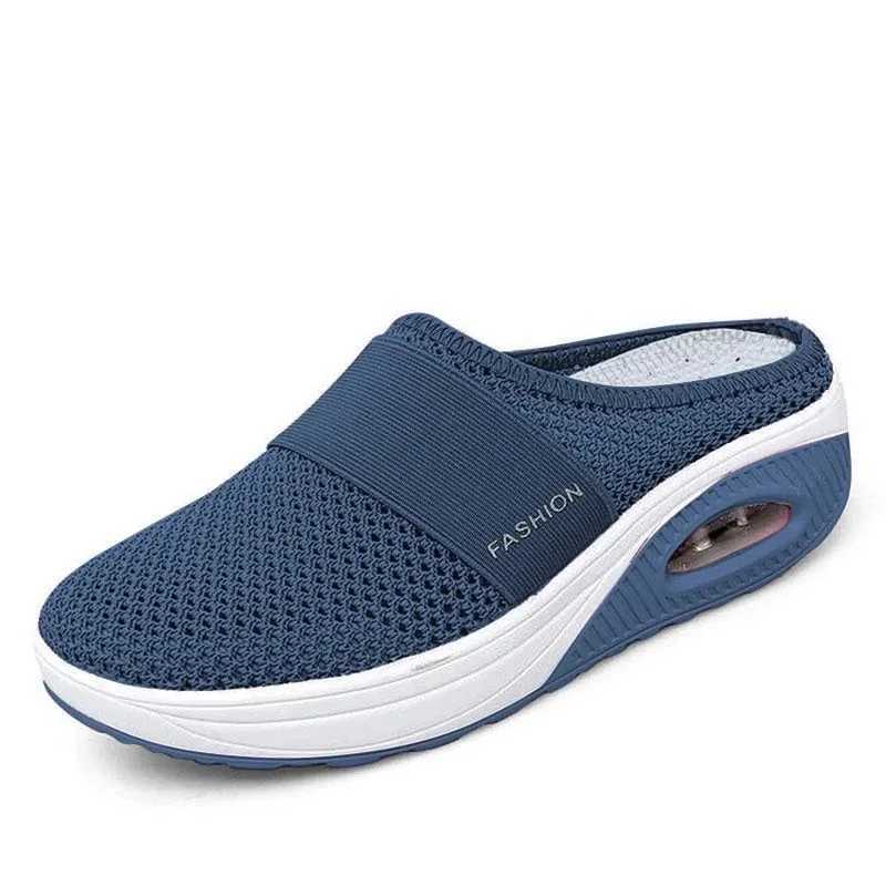 Women Sandals Fashion Wedges Platform Shoes Female Slides Women&#39;s Slippers Breathable Mesh Lightweight Ladies Footwear