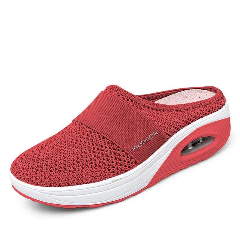 Women Sandals Fashion Wedges Platform Shoes Female Slides Women&#39;s Slippers Breathable Mesh Lightweight Ladies Footwear