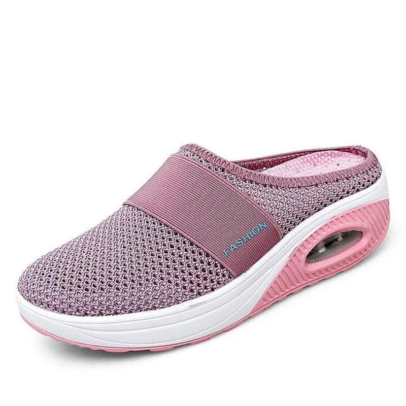 Women Sandals Fashion Wedges Platform Shoes Female Slides Women&#39;s Slippers Breathable Mesh Lightweight Ladies Footwear