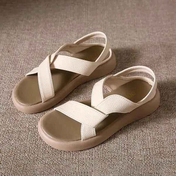 Women’s Casual Round Toe Flat Sandals 13452224S
