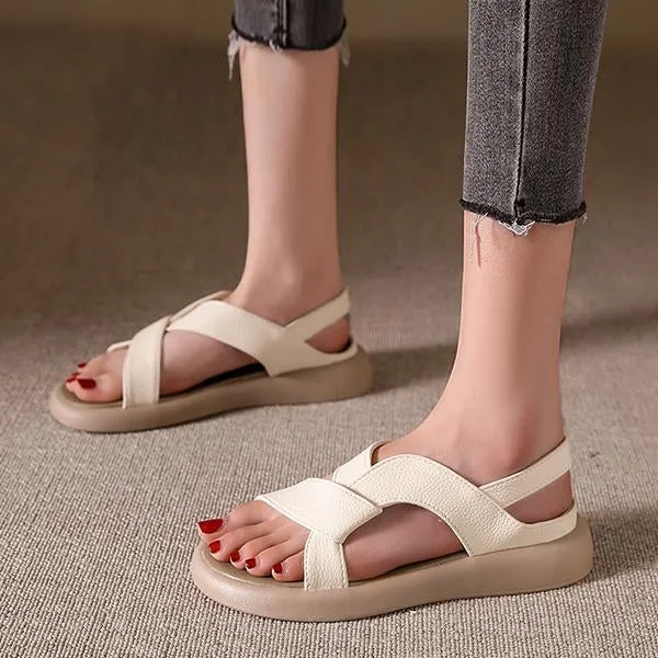 Women’s Casual Round Toe Flat Sandals 13452224S