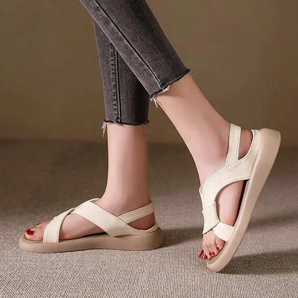 Women’s Casual Round Toe Flat Sandals 13452224S