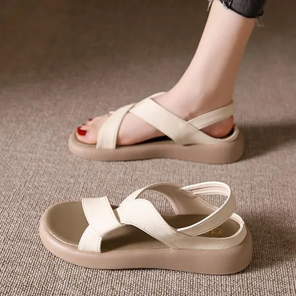 Women’s Casual Round Toe Flat Sandals 13452224S